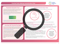 A preview of the Making Communication Clear tool